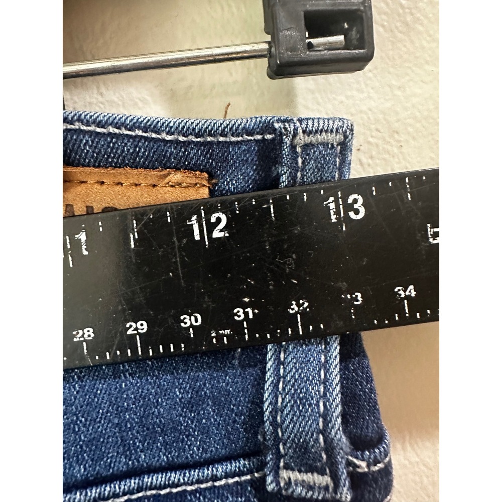 Paige Jacqueline Straight Leg Jeans Dark Wash High Rise Denim Size 25 - Picture 4 of 6